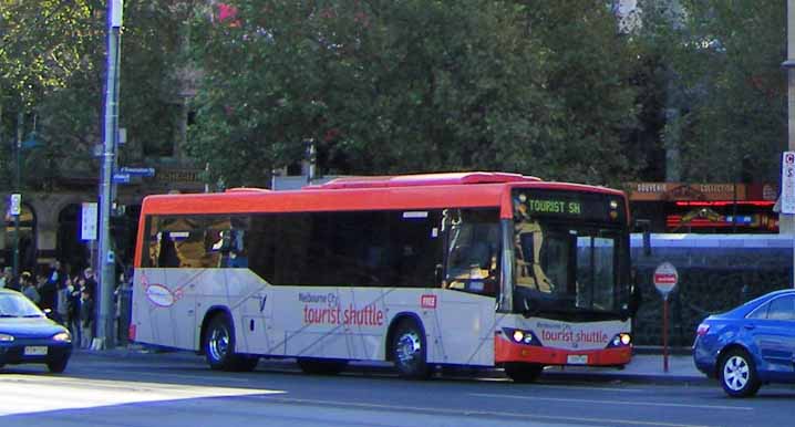 Driver Melbourne City Tourist Shuttle Denning Phoenix low floor Custom CB60 Evo II